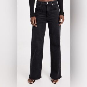 Wandler Rose Sz 28 boot-cut black denim